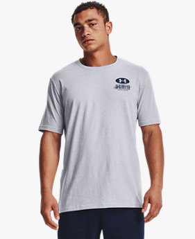 UAショートスリーブ Tシャツ シンボル バーコード（トレーニング/MEN）